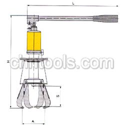 美国恩派克ENERPAC液压油缸 CHIP系列一体式拔轮器