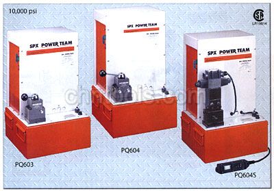 美国POWER-TEAM液压工具 电动液压泵(PQ60 系列“静音泵”)