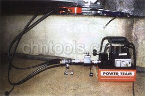美国POWER-TEAM液压工具 汽油发动机液压泵(PG30-PG55系列) 应用案例