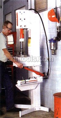 美国POWER-TEAM液压工具 C型结构压床 应用案例