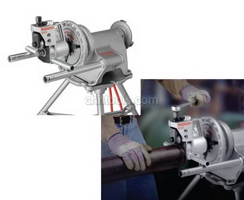 美国里奇RIDGID管道工具 960棘轮式动力驱动滚沟机