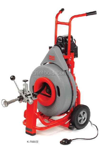 美国里奇RIDGID管道工具 K-7500鼓轮式疏通机
