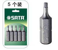 美国世达SATA 6.3MM系列25MM长六角旋具头
