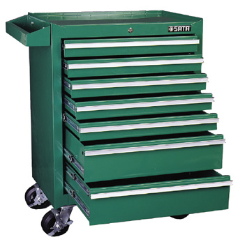 美国世达SATA 7抽屉带轮工具车