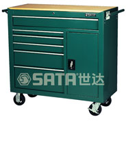 美国世达SATA 7抽屉带轮工具车