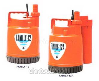 日本鹤见tsurumi水泵 便携式家用FAMILY-12/FAMILY-12A(自动型)