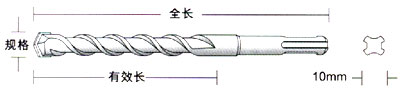 日本优尼卡UNIKA SDS锤钻钻头SDS型