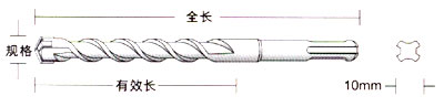 日本优尼卡UNIKA SDS锤钻钻头UX型