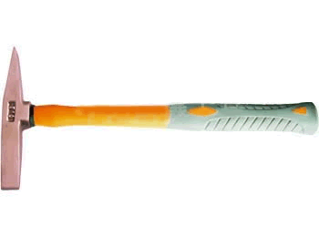 河北中泊防爆手动工具 No.2208A 紫铜塑柄除锈锤