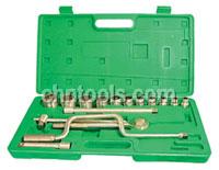 河北中泊防爆手动工具 No.101G 防爆1/2″方17件套盒装套筒